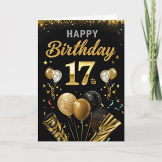Alles Gute zum 17. Geburtstag Karte