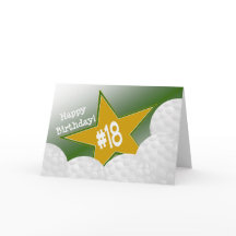 Alles Gute zum 18. Geburtstag, Golf Star!