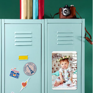 Alles Gute zum 1. Geburtstag Foto-Andenken Magnet