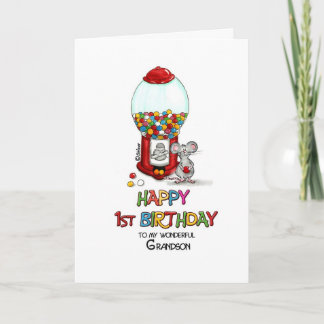 Alles Gute zum 1. Geburtstag für meinen wunderbare Karte