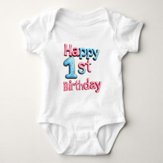 Alles Gute zum 1. Geburtstag - Glückwunsch zum 1.  Baby Strampler
