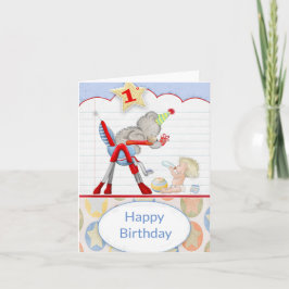 Alles Gute zum 1. Geburtstag Karte