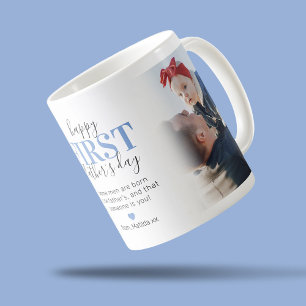 Alles Gute zum 1. Vatertag Foto-Kaffeetasse Kaffeetasse