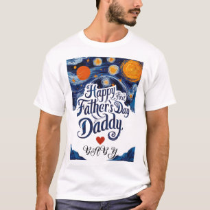 Alles Gute zum 1. Vatertag, Papa! Einzigartige G T-Shirt