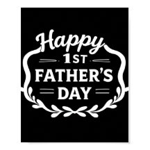 Alles Gute zum 1. Vatertag Poster – Neues Dad Gesc