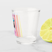 Alles Gute zum 20. Geburtstag Regenbogen rustikale Schnapsglas (Rechts)
