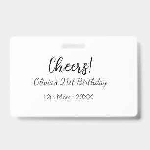 Alles Gute zum 21. Geburtstag Name Datum einfach m Ausweis