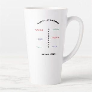 Alles Gute zum 21. Geburtstag Niedlich und Phantas Milchtasse