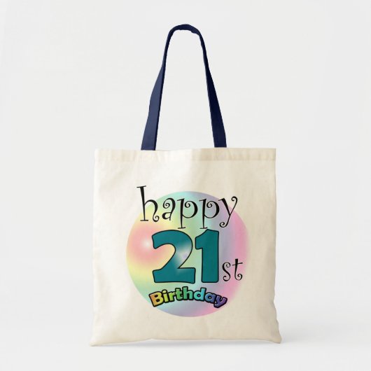 Alles Gute zum 21. Geburtstag Tragetasche (Vorne)