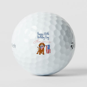 Alles Gute zum 250. Geburtstag Amerika! 1776-2026  Golfball
