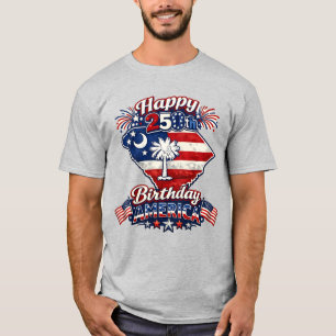 Alles Gute zum 250. Geburtstag Amerika South Carol T-Shirt