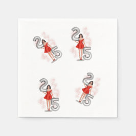 Alles Gute zum 25. Geburtstag, Abbildung Serviette