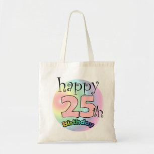 Alles Gute zum 25. Geburtstag Tragetasche