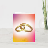 Alles Gute zum 25. Jahrestag Karte (Rückseite)