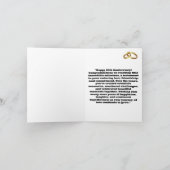 Alles Gute zum 25. Jahrestag Karte (Innenseite)