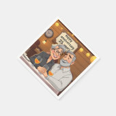 Alles Gute zum 25. Jahrestag Serviette (Ecke)