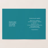 Alles Gute zum 25. Jubiläum Luxus Folienkarte (Innenseite)