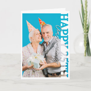 Alles Gute zum 25. silbernen Hochzeitstag Fotokart Dankeskarte