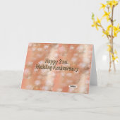 Alles Gute zum 2. Cotton zum Hochzeitstag Karte (Gelbe Blume)