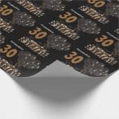 Alles Gute zum 30. Geburtstag Geschenkpapier (Ecke)