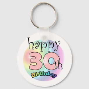 Alles Gute zum 30. Geburtstag (Rose) Schlüsselanhänger