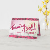 Alles Gute zum 30. Geburtstag, Schwester! (Persona Karte (Gelbe Blume)