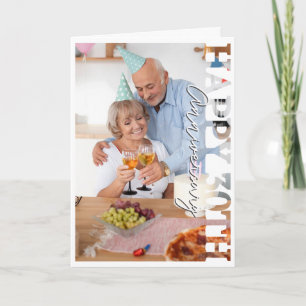 Alles Gute zum 30. Perlenhochzeit-Jubiläum Fotokar Dankeskarte