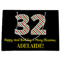 Alles Gute zum 32. Geburtstag & Frohe Weihnachten,