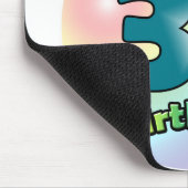 Alles Gute zum 35. Geburtstag (blauw) Mousepad (Ecke)