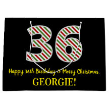 Alles Gute zum 36. Geburtstag & Frohe Weihnachten,