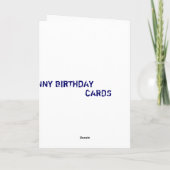 Alles Gute zum 3. Geburtstag!! Karte (Rückseite)