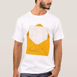 Alles Gute zum 40. Geburtstag Gold Umschlag Leere  T-Shirt