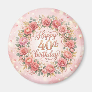 Alles Gute zum 40. Geburtstag  Magnet