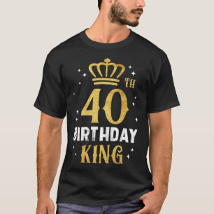 Alles Gute zum 40-jährigen Geburtstag König 40. Ge T-Shirt