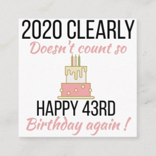 Alles Gute zum 44. Geburtstag, Funny 44. Geburtsta Begleitkarte