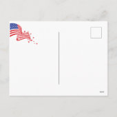 Alles Gute zum 4. Juli Feiertagspostkarte (Rückseite)