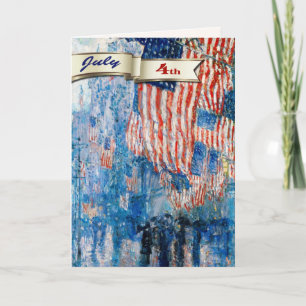 Alles Gute zum 4. Juli. Fine Art Custom Card Feiertagskarte