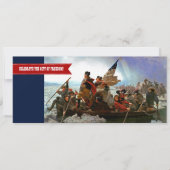 Alles Gute zum 4. Juli. Fine Art Custom Flat Card Einladung (Vorderseite)