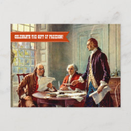 Alles Gute zum 4. Juli. Fine Art Postkarte