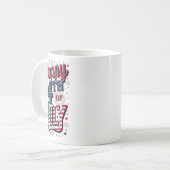 Alles Gute zum 4. Juli Kaffeetasse (Vorderseite Links)