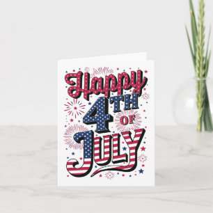 Alles Gute zum 4. Juli Karte