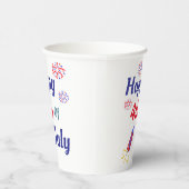 Alles Gute zum 4. Juli Pappbecher (Rechts)