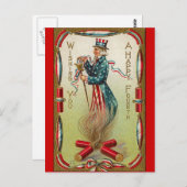 Alles Gute zum 4. Juli ! Postkarte (Vorne/Hinten)