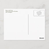 Alles Gute zum 4. Juli. Retro-Button Postkarte (Rückseite)