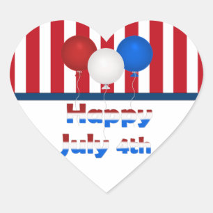 Alles Gute zum 4. Juli Stickers