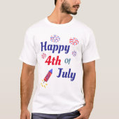 Alles Gute zum 4. Juli T-Shirt (Vorderseite)