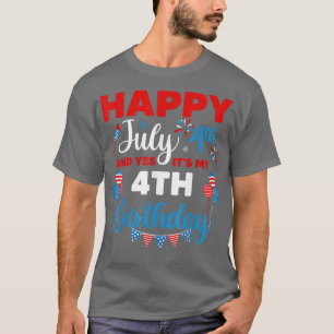 Alles Gute zum 4. Juli und Ja, es ist mein 4. Gebu T-Shirt