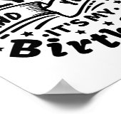 Alles Gute zum 4. Juli und ja, es ist mein Geburts Poster (Ecke)