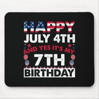 Alles Gute zum 4. Juli und Ja, es ist meine 7. Geb Mousepad