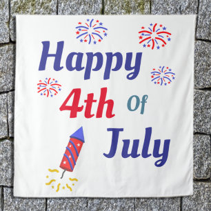 Alles Gute zum 4. Juli Wandteppich
